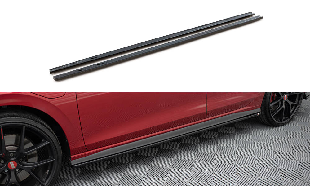 Maxton Design Side Skirts Diffusers V.1 Volkswagen Golf GTI / GTE / GTI Clubsport / R-Line Mk8