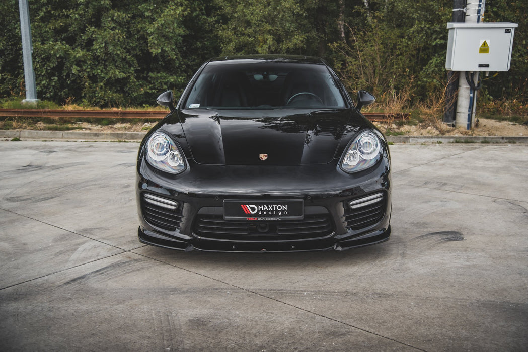 Maxton Design Front Splitter V.1 Porsche Panamera Turbo 970 Facelift