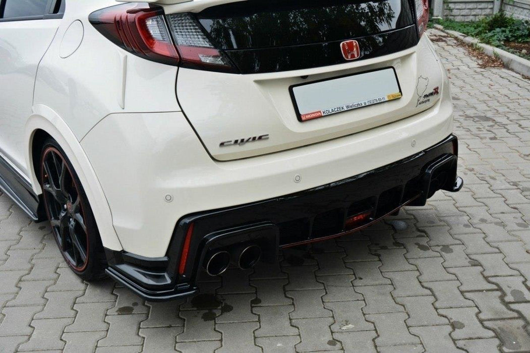 Maxton Design REAR SIDE SPLITTERS HONDA CIVIC IX TYPE R