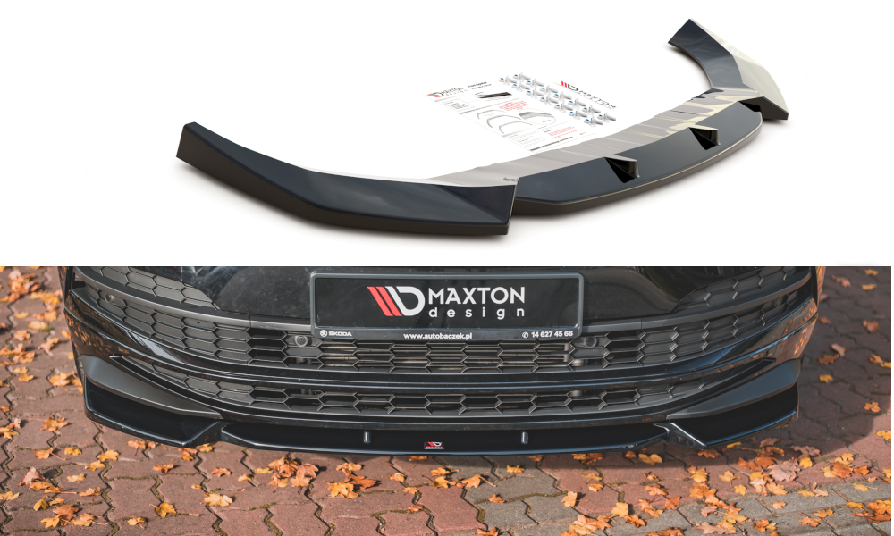 Maxton Design Front Splitter Skoda Karoq Sportline