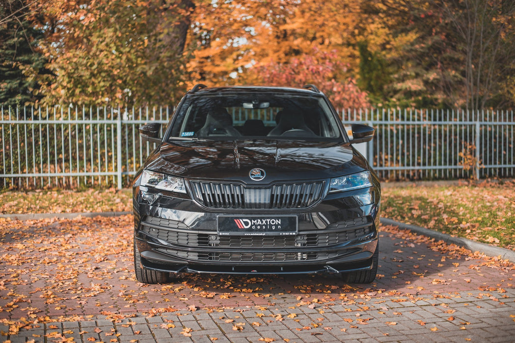 Maxton Design Front Splitter Skoda Karoq Sportline