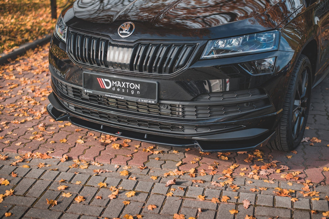 Maxton Design Front Splitter Skoda Karoq Sportline