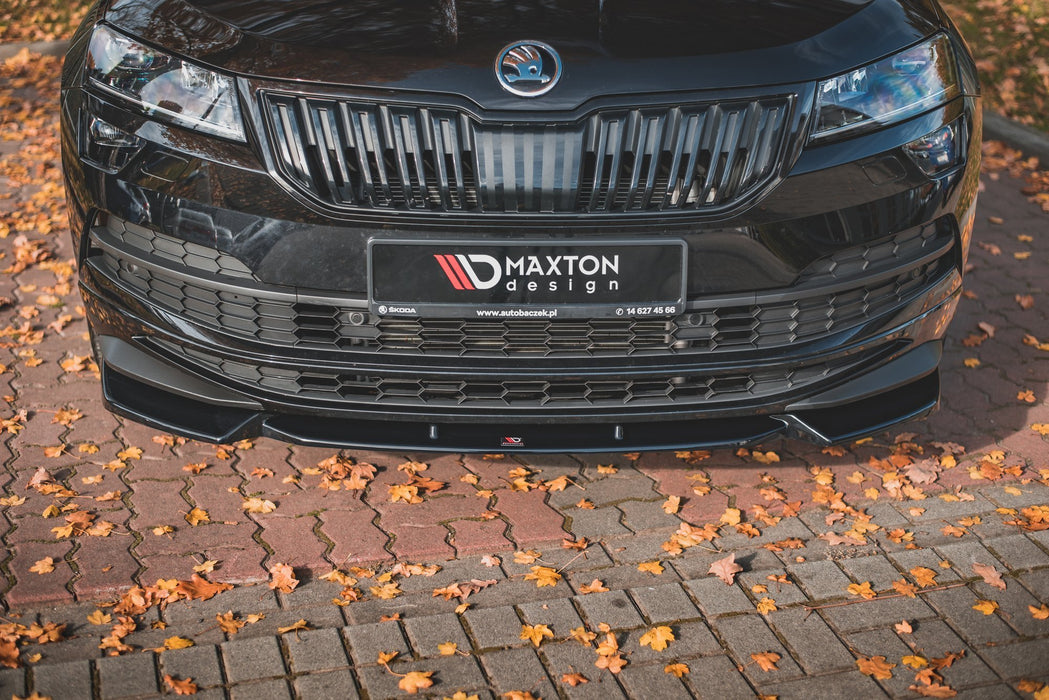 Maxton Design Front Splitter Skoda Karoq Sportline