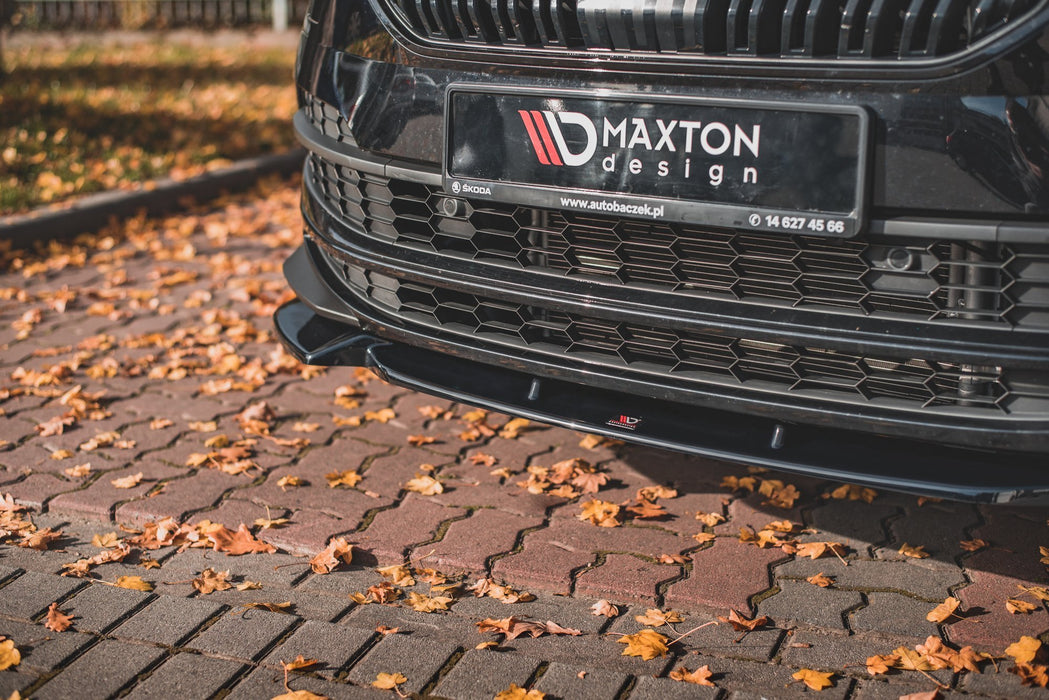 Maxton Design Front Splitter Skoda Karoq Sportline