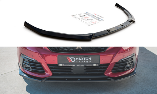 Maxton Design Front Splitter V.1 Peugeot 308 GT Mk2 Facelift