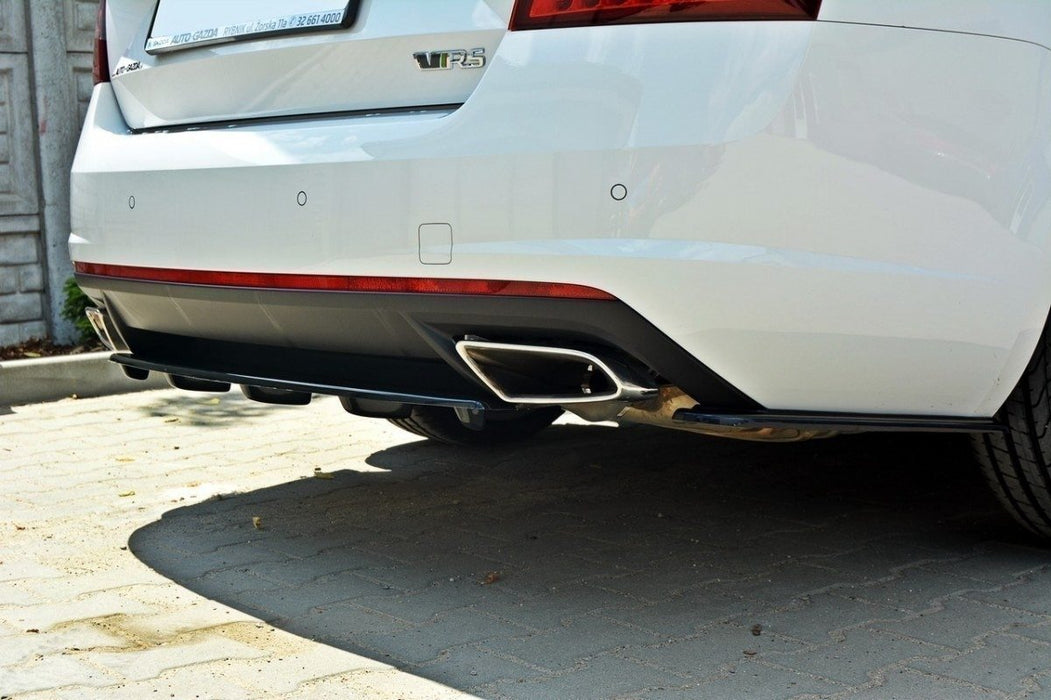 Maxton Design Rear Side Splitters Skoda Octavia RS Mk3 / Mk3 FL Hatchback / Estate