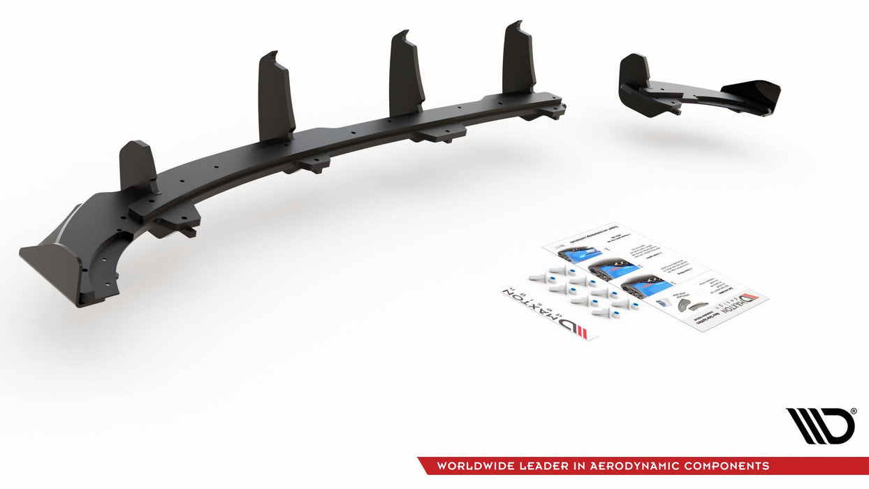 Maxton Design Racing Durability Rear Valance + Flaps Volkswagen Polo GTI Mk6