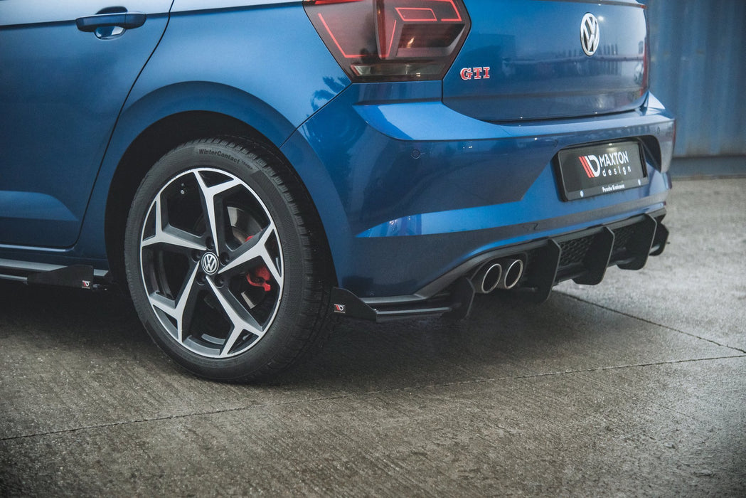 Maxton Design Racing Durability Rear Valance + Flaps Volkswagen Polo GTI Mk6