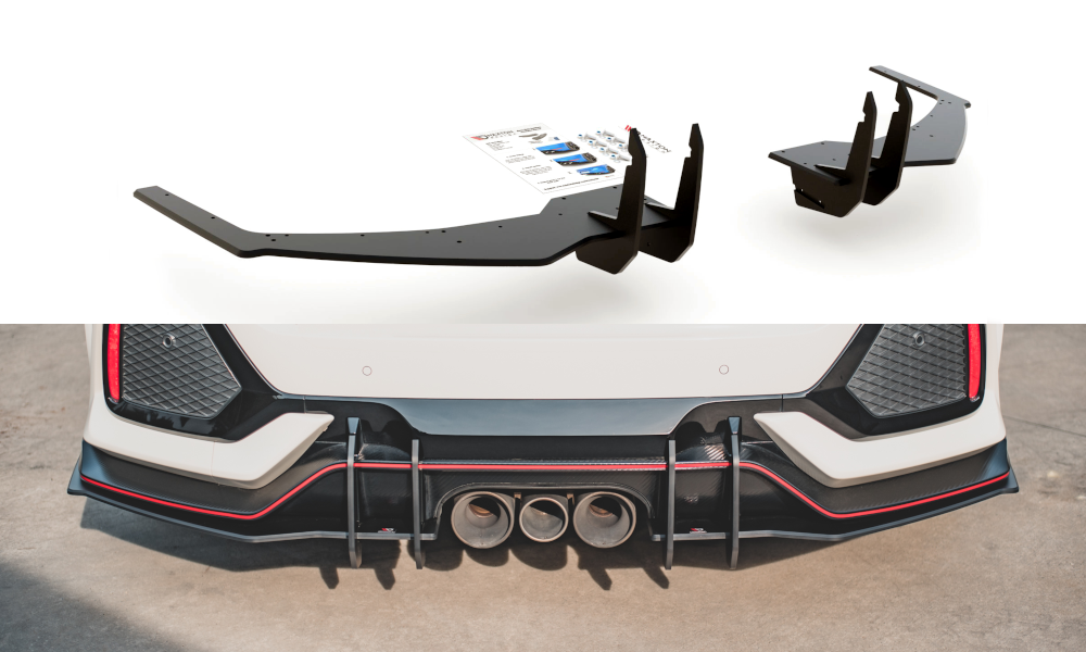 Maxton Design Racing Durability Rear Valance V.2 Honda Civic X Type R