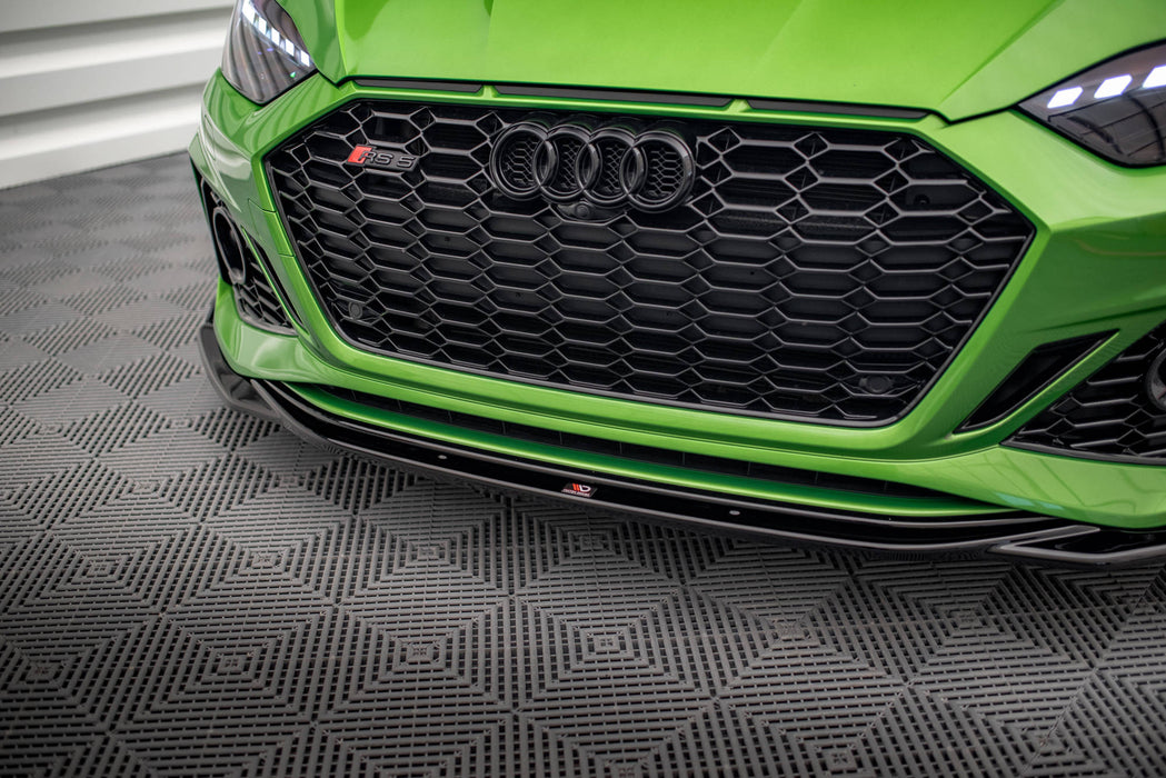 Maxton Design Front Splitter V.1 + Flaps Audi RS5 F5 Facelift