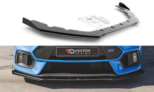 Maxton Design Racing Durability Front Splitter + Flaps Ford Focus RS Mk3