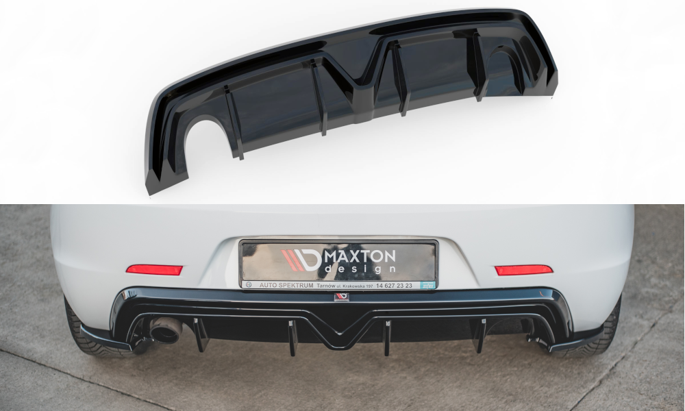 Maxton Design Rear Valance Alfa Romeo Giulietta (Single Exhaust Version)