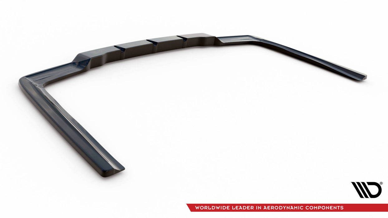 Maxton Design Rear Splitter (with vertical bars) Mercedes-Benz E63 AMG Sedan W212 Facelift