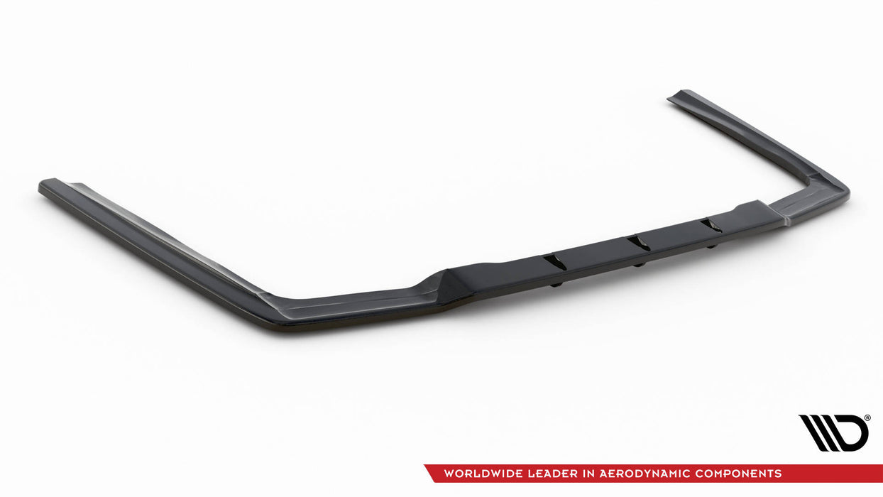 Maxton Design Rear Splitter (with vertical bars) Mercedes-Benz E63 AMG Sedan W212 Facelift