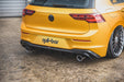 Maxton Design Rear Valance (GTI LOOK) with Exhaust VW Golf 8