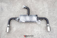 Maxton Design Rear Valance (GTI LOOK) with Exhaust VW Golf 8