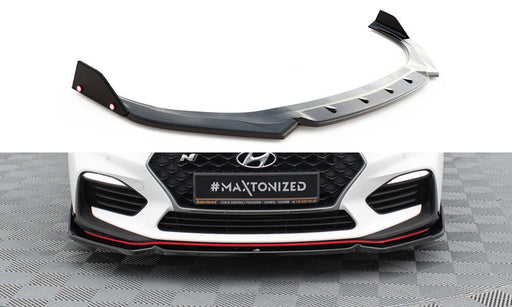 Maxton Design Front Splitter V.6 + Flaps Hyundai I30 N Mk3 Hatchback/Fastback