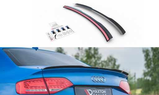 Maxton Design Spoiler Cap Audi A4 / A4 S-Line B8 / B8 FL Sedan