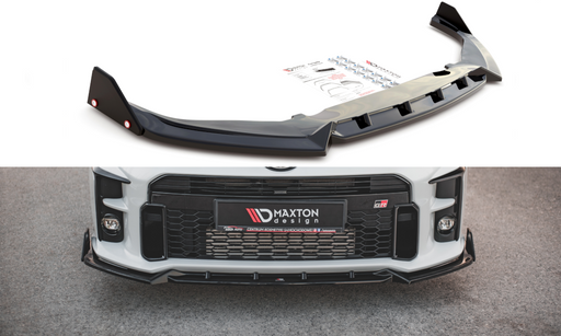 Maxton Design Front Splitter V.2 + Flaps Toyota GR Yaris Mk4