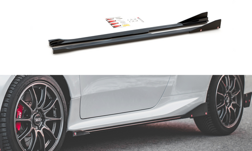 Maxton Design Side Skirts Diffusers V.2 + Flaps Toyota GR Yaris Mk4