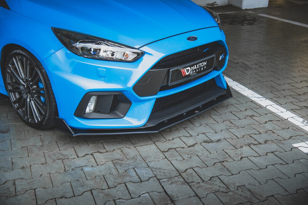 Maxton Design Racing Durability Front Splitter V.2 Ford Focus RS Mk3