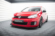 Maxton Design Racing Durability Front Splitter V.3 + Flaps Volkswagen Golf GTI Mk6