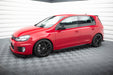 Maxton Design Racing Durability Side Skirts Diffusers + Flaps Volkswagen Golf GTI Mk6