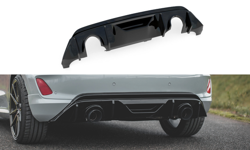 Maxton Design Rear Valance + Miltek Sport Exhaust Ford Fiesta mk8