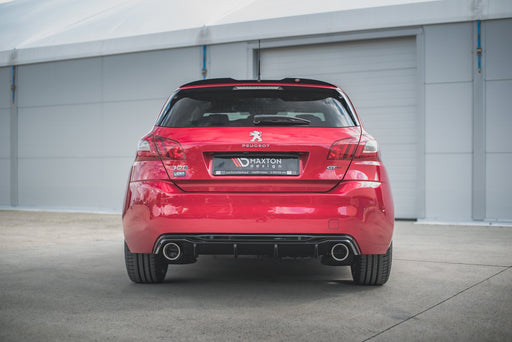 Maxton Design Rear Valance + Exhaust Ends Imitation Peugeot 308 GT Mk2 Facelift