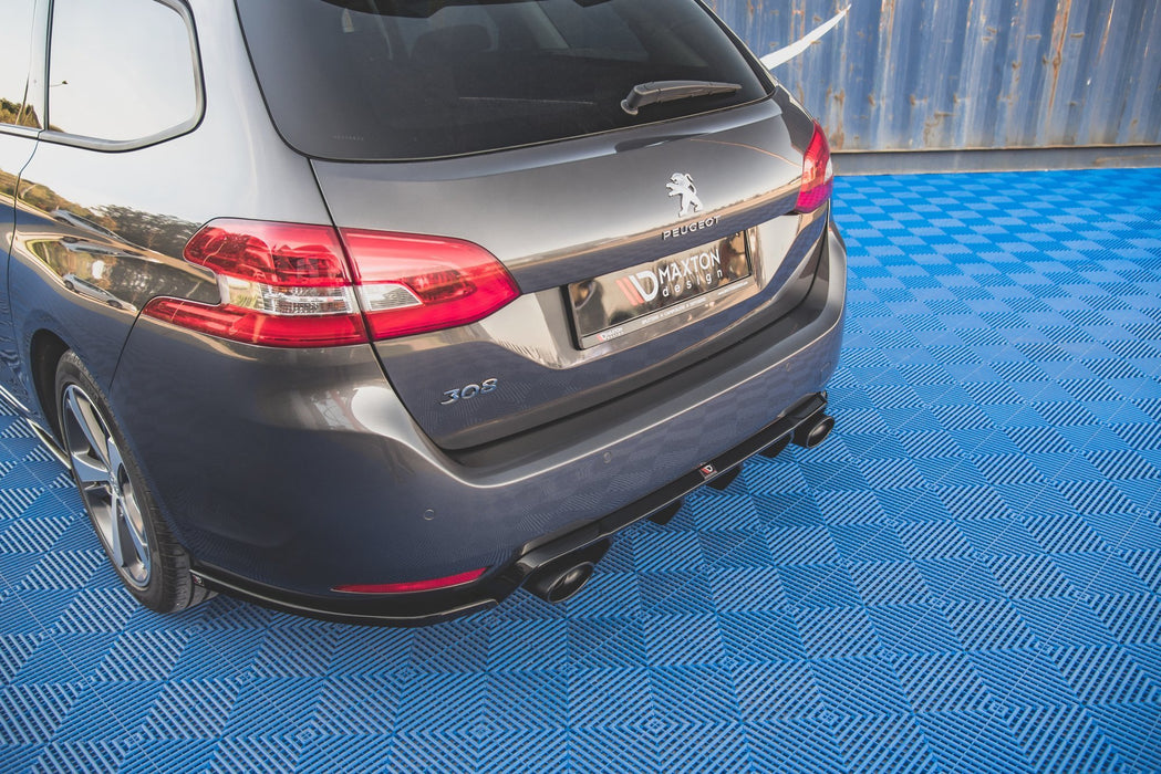 Maxton Design Rear Side Splitters V.2 Peugeot 308 SW Mk2 Facelift