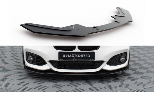 Maxton Design Racing Durability Front Splitter V.3 for BMW 1 F20 M-Pack Facelift / M140i