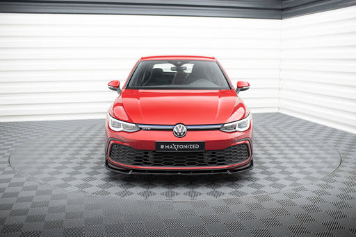 Maxton Design Front Splitter V.3 + Flaps Volkswagen Golf GTI / GTE / R-Line Mk8