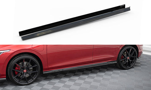 Maxton Design Side Skirts Diffusers V.3 Volkswagen Golf GTI / GTE / GTI Clubsport / R-Line Mk8