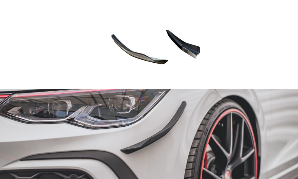 Maxton Design Front Bumper Wings (Canards) Volkswagen Golf 8 GTI