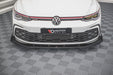 Maxton Design Racing Durability Front Splitter + Flaps Volkswagen Golf GTI / GTE / R-Line Mk8