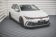 Maxton Design Racing Durability Front Splitter + Flaps Volkswagen Golf GTI / GTE / R-Line Mk8