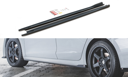 Maxton Design Side Skirts Diffusers V.3 Skoda Octavia RS Mk4