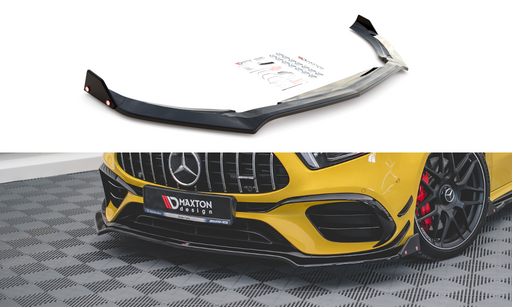 Maxton Design Front Splitter V.3 + Flaps Mercedes-AMG A 45 S Aero Pack W177