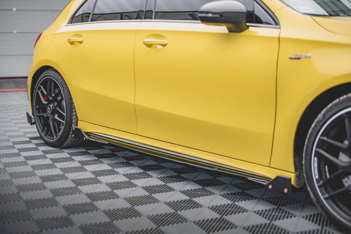 Maxton Design Side Skirts Diffusers V.2 + Flaps Mercedes-AMG A45 S