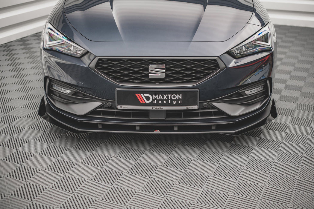 Maxton Design Street Pro Front Splitter + Flaps Seat Leon FR Mk4