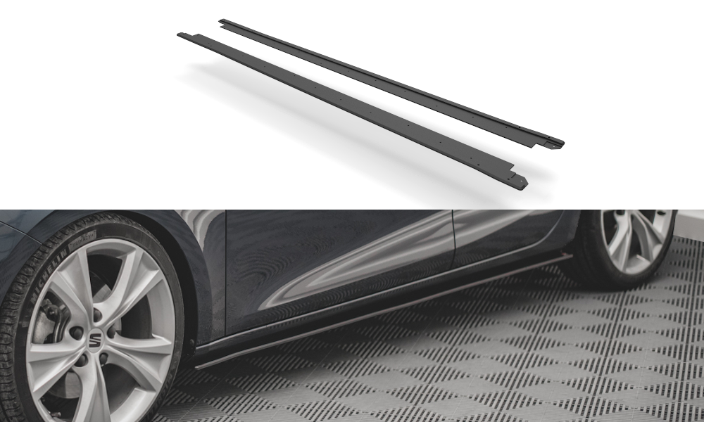 Maxton Design Street Pro Side Skirts Diffusers Seat Leon FR Mk4