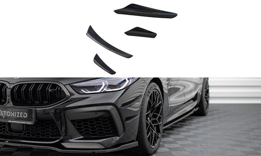 Maxton Design Front Bumper Wings (Canards) BMW M8 Gran Coupe F93 / Coupe F92