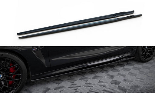 Maxton Design Side Skirts Diffusers V.2 BMW M8 Gran Coupe F93 / 8 Gran Coupe M-Pack G16