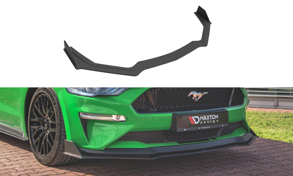 Maxton Design Street Pro Front Splitter V.2 Ford Mustang GT MK6 Facelift