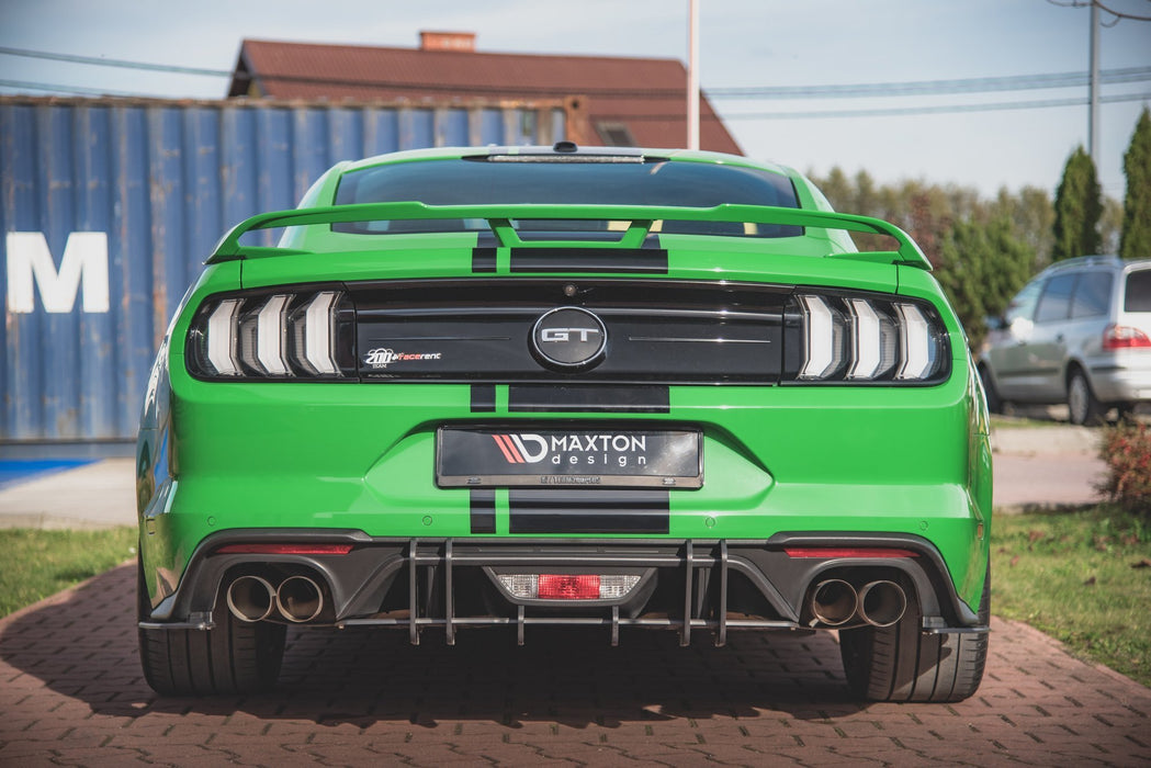 Maxton Design Street Pro Rear Diffuser Ford Mustang GT Mk6 Facelift