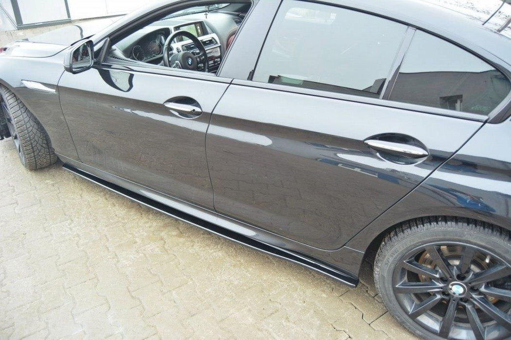 Maxton Design SIDE SKIRTS DIFFUSERS for BMW 6 Gran Coupé MPACK