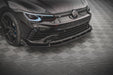 Maxton Design Front Splitter V.2 + Flaps Volkswagen Golf R Mk8