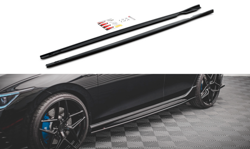 Maxton Design Side Skirts Diffusers V.2 Volkswagen Golf R Mk8