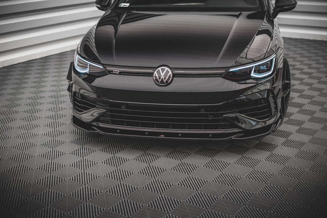 Maxton Design Front Splitter V.4 Volkswagen Golf R Mk8