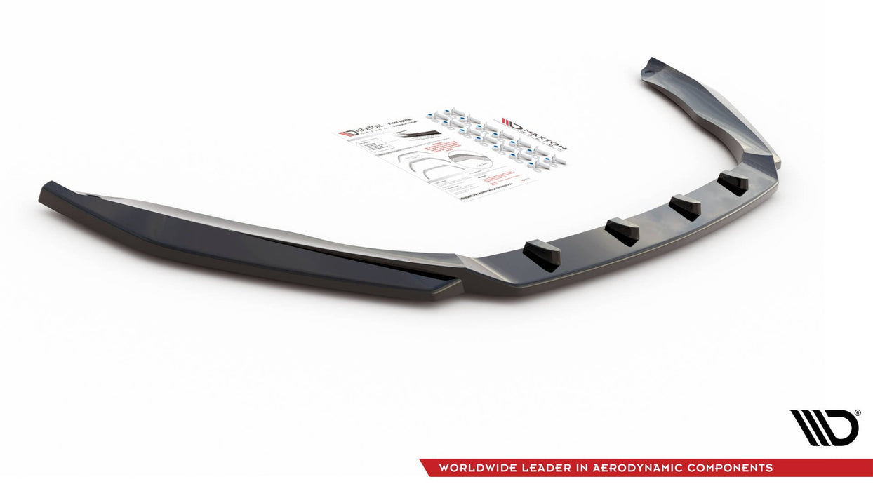 Maxton Design Front Splitter V.4 Skoda Octavia RS Mk3